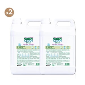 Green Clean Bitkisel Çamaşır Deterjanı 5 lt (2'li Paket)