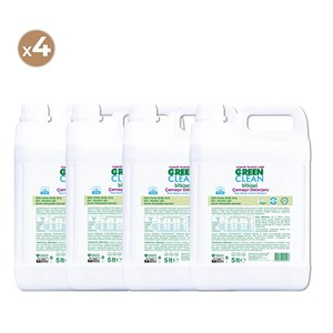 Green Clean Bitkisel Çamaşır Deterjanı 5 lt (4'lü Paket)