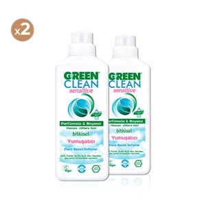 Green Clean Sensitive Bitkisel Yumuşatıcı 1000 ml (2'li Paket)